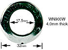 WN 900W Mag Wheel Nut Washer