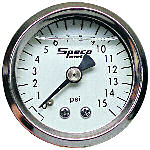 512-16 0-15 psi liquid filled mechanical fuel pressure-carburettors gauge